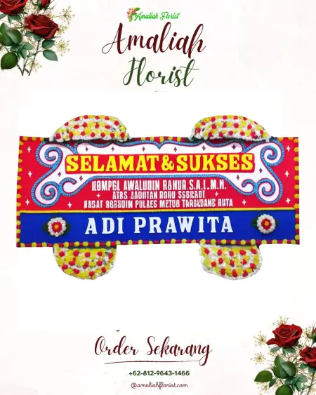 Papan Bunga Ucapan Selamat Pawidean