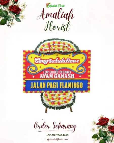 Sewa Papan Bunga Pawidean